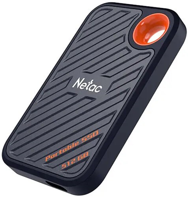 Твердотельный накопитель Netac External ZX20 512Gb Black NT01ZX20-512G-32BL 458 - фото 564990