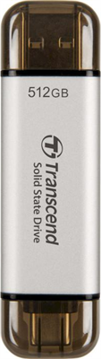 Твердотельный накопитель Transcend ESD310 512Gb Silver TS512GESD310S 460 - фото 564992