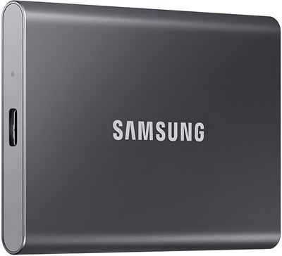 Твердотельный накопитель Samsung Portable T7 500Gb Grey MU-PC500T/WW 466 - фото 564998