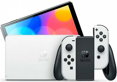 Игровая приставка Nintendo Switch Oled White 731 - фото 565261