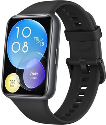 Умные часы Huawei Watch Fit 2 Yoda-B09S Midnight Black Silicone Strap 55028916 1055 - фото 565583