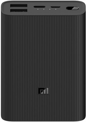 Внешний аккумулятор Xiaomi Mi Power Bank 3 Ultra Compact 10000mAh Black PB1022ZM 1183 - фото 565719