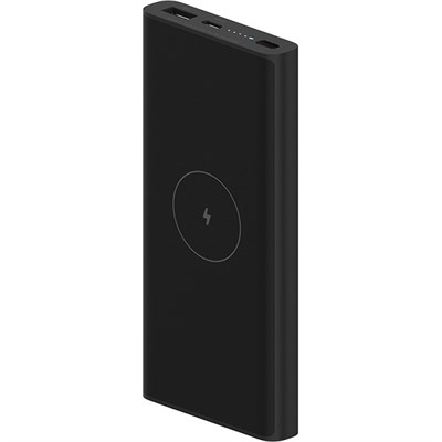 Внешний аккумулятор Xiaomi Mi Power Bank 10000mAh 10W Wireless Black BHR5460GL 1191 - фото 565727