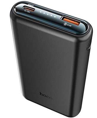Внешний аккумулятор Hoco Power Bank Q1 Kraft 10000mAh Black 1200 - фото 565736