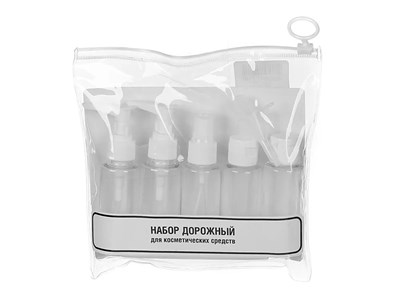 Дорожный набор ёмкостей для косметических средств Territory Black 30440 1978 - фото 566516