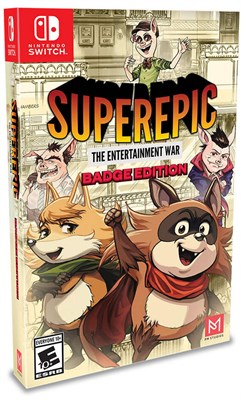 SuperEpic: The Entertainment War - Badge Edition [Nintendo Switch] 2728 - фото 567266