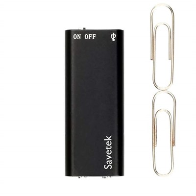 Цифровой диктофон Savetek GS-R01S 16GB 16 Гб черный 3018 - фото 567553