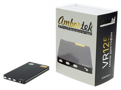 Цифровой диктофон Ambertek VR125 16 Гб Black 3019 - фото 567554