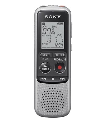 Цифровой диктофон Sony ICD-BX140 4 Гб Grey/Black 3022 - фото 567557