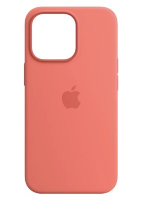 Чехол для iPhone 13 Pro Silicone Case (MagSafe), светло-красный 3176 - фото 567725