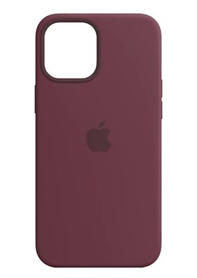 Чехол для iPhone 12 Pro Max Silicone Case (MagSafe), бордовый 3194 - фото 567743