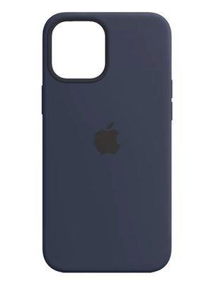 Чехол для iPhone 12 Pro Max Silicone Case (MagSafe), темно-синий 3198 - фото 567747