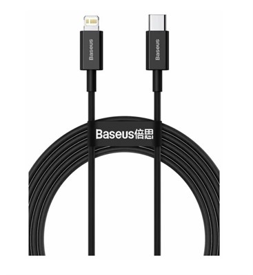 Кабель Baseus Superior Series Type-C to Lightning 20W 1м, чёрный 3300 - фото 567848