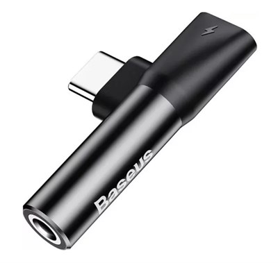 Переходник Baseus USB Type-C- AUX 3.5мм+USB Type-C Baseus L41 CATL41-01 3305 - фото 567855