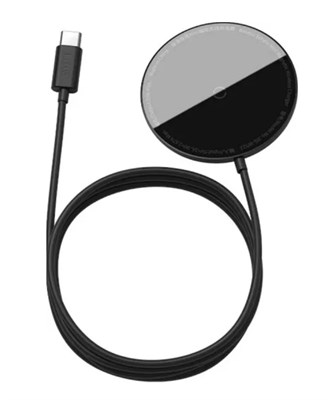 Беспроводное зарядное устройство Baseus Simple Mini Magnetic WXJK-F01, черный 3307 - фото 567857