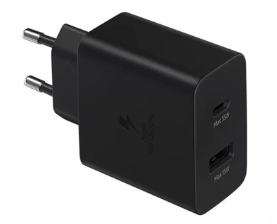 Зарядное устройство Samsung 35W PD Power Adapter Duo, чёрный 3311 - фото 567867