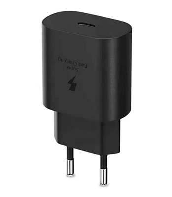 Зарядное устройство Samsung 25W PD Travel Adapter (кабель в комплекте), чёрный 3312 - фото 567868
