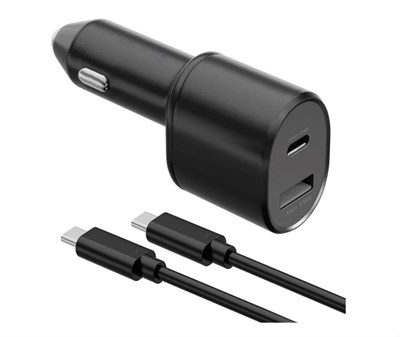 Автомобильное зарядное устройство Samsung Super Fast Dual Car Charger 45W 3319 - фото 567883