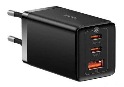 Зарядное устройство Baseus GaN5 Pro Fast Charger 65W,черный 3348 - фото 567928
