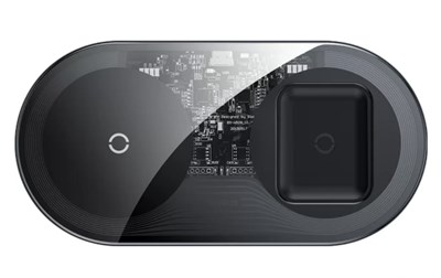 Беспроводное зарядное устройство Baseus For Phones+Pods Transparent WXJK-A01 3394 - фото 568023