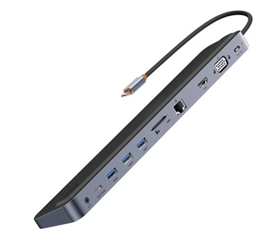 USB-концентратор Baseus Elitejoy Gen2 Type-C 11-in-1 WKSX030013, серебристый 3405 - фото 568043