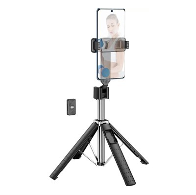 Держатель для смартфона Hoco Tabletop holder “K18 Wave” for live broadcast, черный 3468 - фото 568171