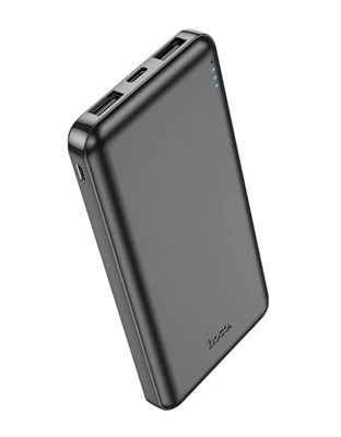 Внешний аккумулятор Hoco Power Bank J100 10000mAh 37W, чёрный 3554 - фото 568316