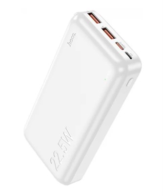 Внешний аккумулятор Hoco J101A 20000mAh 22.5W, белый 3567 - фото 568332