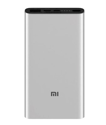 Внешний аккумулятор Xiaomi Mi Power Bank 3 10000 мА⋅ч PLM12ZM, серебристый 3716 - фото 568528