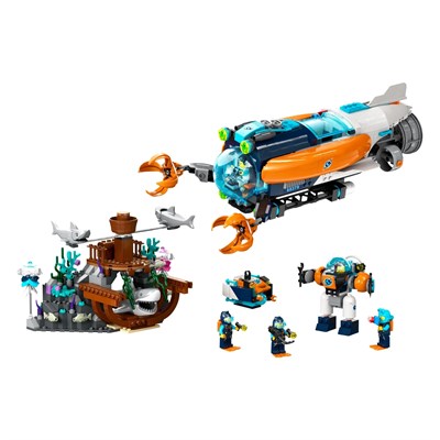 Конструктор Lego City Deep-Sea Explorer Submarine 842 дет. 60379 3883 - фото 568741