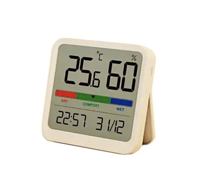 Погодная станция Beheart Temperature and Humidity Clock Display W200 White 3993 - фото 568862