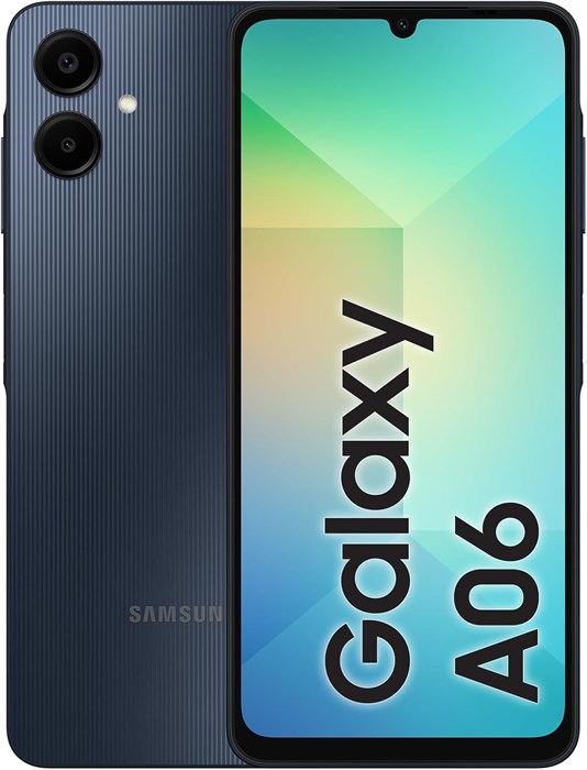 Samsung Galaxy A06 LTE, Android-смартфон, мобильный телефон с двумя SIM-картами, 4 ГБ ОЗУ, 64 ГБ встроенной памяти, черный (версия для ОАЭ) 1000004163 - фото 569837
