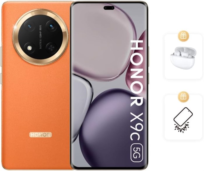HONOR X9c 5G 12 ГБ ОЗУ 256 ГБ Dual SIM Sunrise Orange с бесплатными подарками — версия для ОАЭ 1000006731 - фото 569862