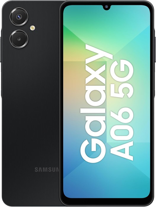 Samsung Galaxy A06 5G (разблокирован) (4 ГБ ОЗУ, 128 ГБ) — двойная камера 50 МП | IP54 | Международная версия | Расширяемое хранилище | Работает по всему миру, чёрный 1000012319 - фото 569892