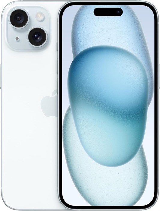 Apple iPhone 15 (256 ГБ) — синий 1000014697 - фото 569919