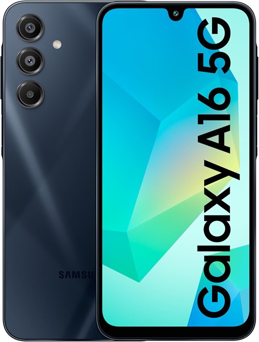 Samsung Galaxy A16 5G (сине-чёрный, 6 ГБ ОЗУ, 128 ГБ встроенной памяти) | Super AMOLED | Тройная камера 50 МП со сверхширокоугольным объективом | 6 версий ОС и 6 лет обновлений безопасности | IP54 | Оплата одним касанием | 5000 мА·ч 1000012599 - фото 570018