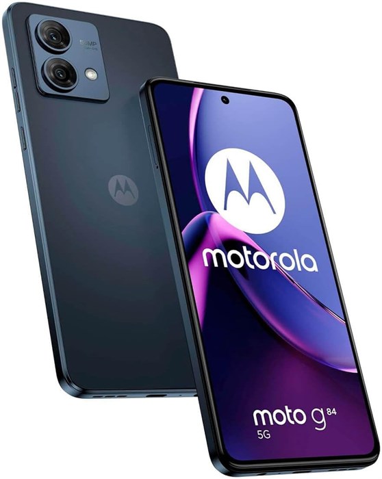 Motorola Moto G84 5G (8 ГБ ОЗУ, 256 ГБ встроенной памяти) | Двойная камера 50 МП | Дисплей P-OLED 6,5 дюйма с частотой обновления 120 Гц | Аккумулятор 5000 мА·ч | Защита от пыли и брызг IP54 (тёмно-синий) 1000012372 - фото 570043