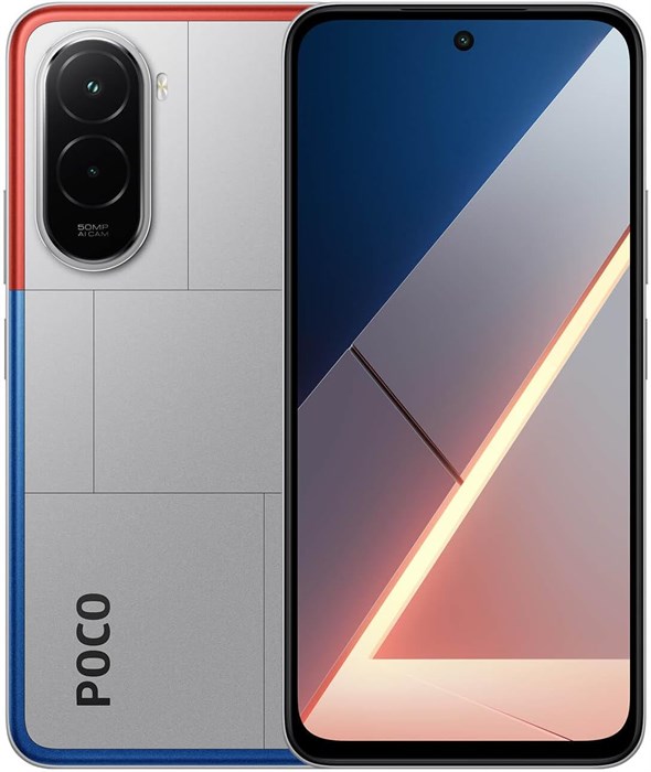 POCO M7 Silver 8 ГБ ОЗУ 256 ГБ ПЗУ, версия на английском языке 1000014740 - фото 570514
