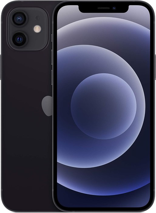 Apple (восстановленный) iPhone 12 (64 ГБ) — черный 1000005960 - фото 570529