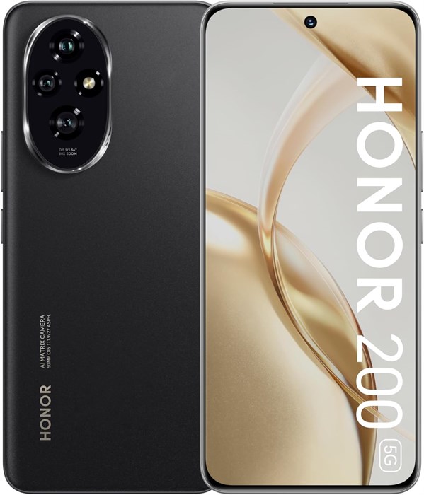 HONOR 200 5G 12 ГБ ОЗУ + 512 ГБ Dual SIM, черный с бесплатными подарками — версия для ОАЭ 1000014741 - фото 570541