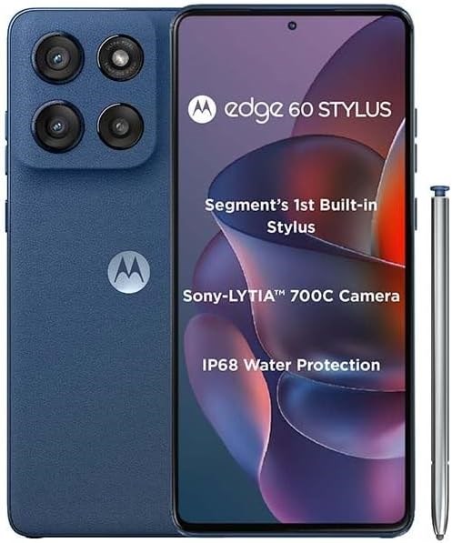 Motorola Edge 60 Stylus 5G Dual SIM 8 ГБ ОЗУ 256 ГБ (PANTONE Гибралтарское море (темный)) 1000012381 - фото 570603