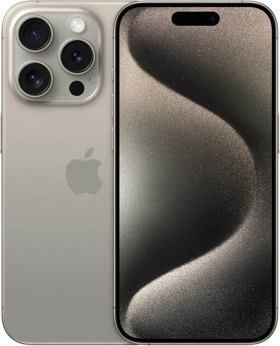 Apple (восстановленный) iPhone 15 Pro (128 ГБ) — натуральный титан 1000005970 - фото 570643
