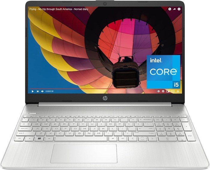 Ноутбук HP 15,6 дюйма, дисплей FHD, процессор Intel Core i5 12-го поколения, 16 ГБ ОЗУ, твердотельный накопитель на 512 ГБ, графика Intel Iris Xe, Windows 11 Домашняя, 15-dy5399nr — 2023 1000002944 - фото 570773