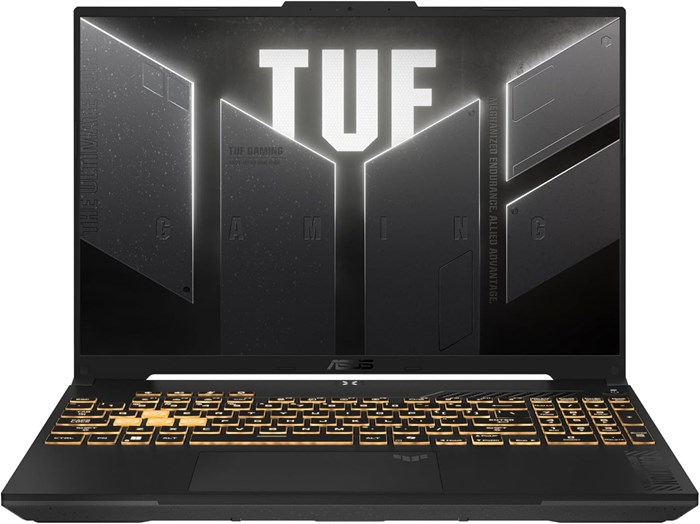 Игровой ноутбук ASUS TUF Gaming F16, 16-дюймовый дисплей FHD+ 144 Гц IPS-Level 16:10, процессор Intel® Core™ 5 210H, видеокарта NVIDIA® GeForce RTX™ 4050, 16 ГБ памяти DDR5, твердотельный накопитель PCIe Gen4 на 512 ГБ, Wi-Fi 6, Win11 Домашняя, FX607VU-SS 1000008721 - фото 570808