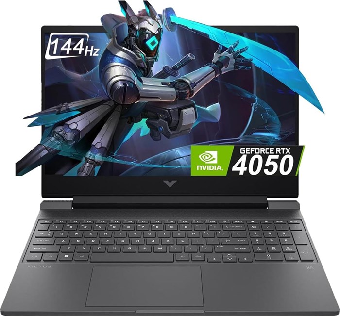 Игровой ноутбук HP Victus 15 FA2701WM, 15,6 дюйма, процессор Intel Core i5-13420H, 16 ГБ оперативной памяти DDR4, SSD-накопитель на 512 ГБ, 15,6-дюймовый дисплей FHD IPS с частотой 144 Гц, видеокарта NVIDIA RTX 4050 6 ГБ, клавиатура с английской подсветко 1000002941 - фото 570863