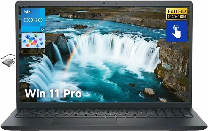Бизнес-ноутбук Dell Inspiron 15 3530, 15,6-дюймовый сенсорный экран FHD, 10-ядерный процессор Intel i5-1334U (Beat i7-1250U), ноутбуки с функцией Copilot AI, Wi-Fi 6, Windows 11 Pro, аксессуары GM (32 ГБ ОЗУ | 1 ТБ SSD) 1000014762 - фото 570888