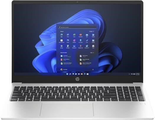 Ноутбук HP 255 G10 15,6", AMD Ryzen 5-7530U, 16 ГБ ОЗУ, SSD на 512 ГБ, дисплей FHD с антибликовым покрытием, веб-камера, цифровая клавиатура, Wi-Fi, Bluetooth, Windows 11 Pro (серебристый) 1000014768 - фото 570948