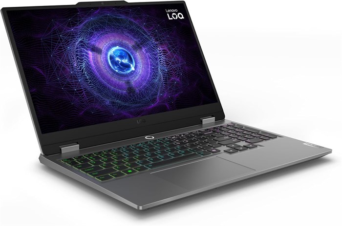Игровой ноутбук Lenovo LOQ 15IRX9, 15,6-дюймовый дисплей FHD 144 Гц IPS, процессор Intel Core i5-13450HX, 24 ГБ оперативной памяти DDR5, SSD-накопитель на 512 ГБ, видеокарта NVIDIA GeForce RTX 3050 6 ГБ, клавиатура с подсветкой ENG/ARB, цвет Luna Grey 1000010624 - фото 571030