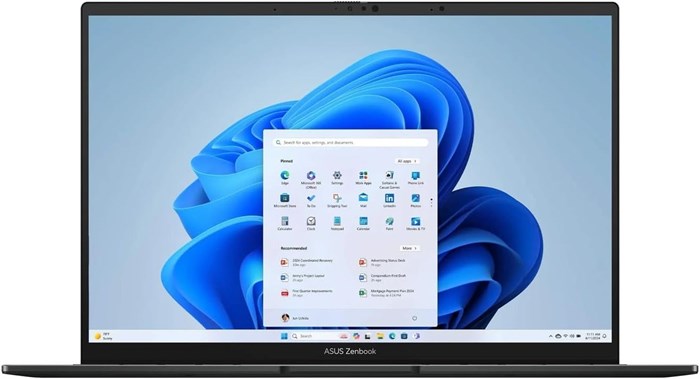 ASUS — Ноутбук Zenbook 14" с сенсорным экраном FHD+ OLED — Intel Core Ultra 7 255H (до 5,1 ГГц) — 16 ГБ оперативной памяти DDR5 — SSD 512 ГБ — Jasper Gray — Windows 11 Домашняя 1000010528 - фото 571358