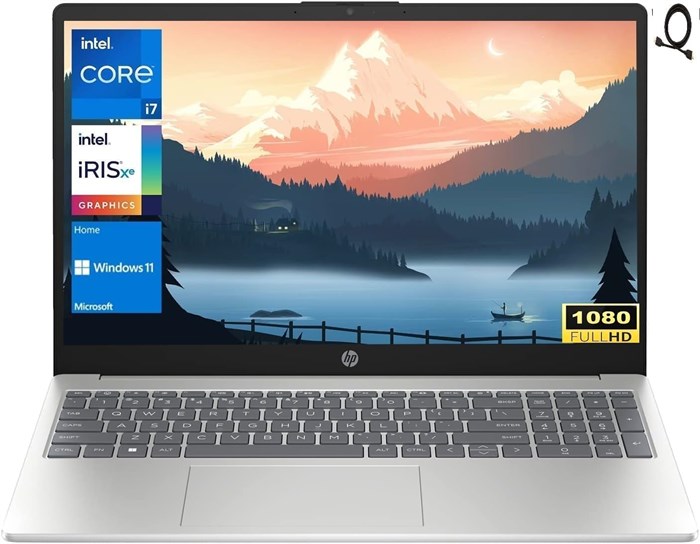 Ноутбук HP 2023 с диагональю 14 дюймов и разрешением Full HD, антибликовым IPS-дисплеем, процессором Intel i7-1355U 13-го поколения, 16 ГБ ОЗУ, твердотельным накопителем PCIe на 1 ТБ, клавиатурой с подсветкой, веб-камерой True Vision HD, Wi-Fi 6, Bluetoot 1000003037 - фото 571423